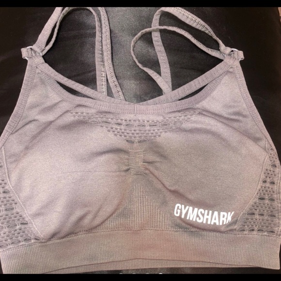 Gymshark Energy Seamless SportsBra in Smokey Grey - Picture 3 of 4